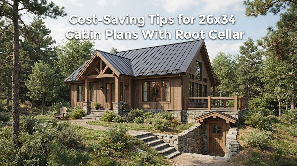 Budget-Friendly Tips for 26×34 Cabin Plans with Root Cellar