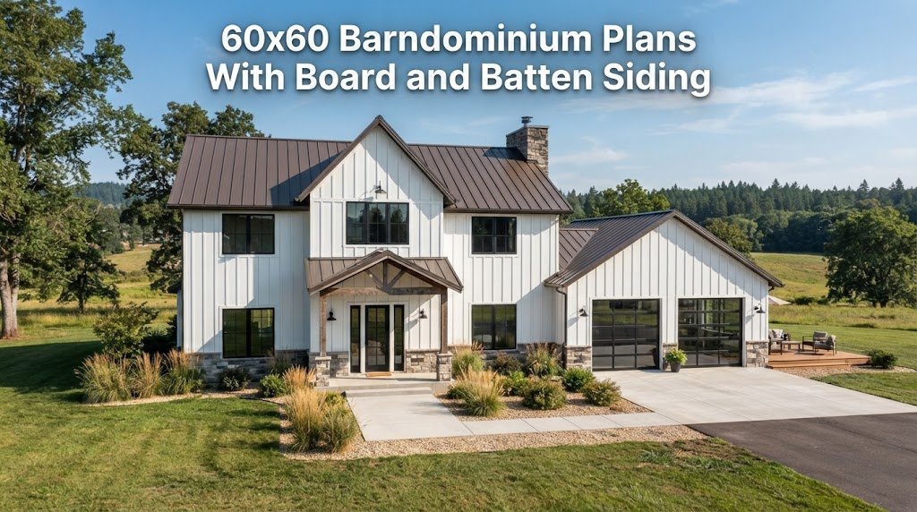60×60 Barndominium Plans: Stylish & Functional Designs