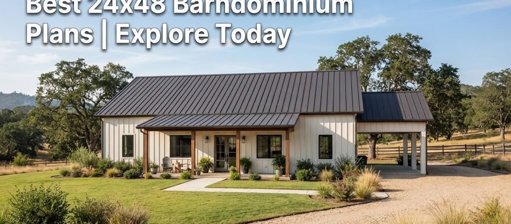Top 24×48 Barndominium Plans for Smart Homeowners