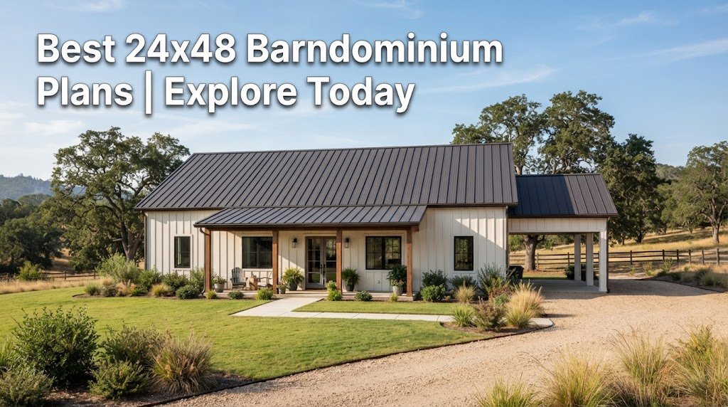 Top 24×48 Barndominium Plans for Smart Homeowners