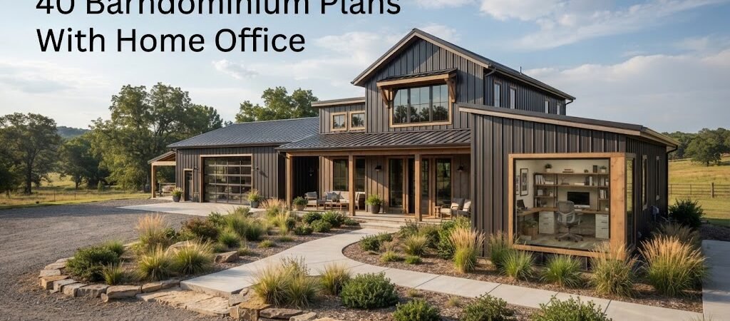 40 Barndominium Plans with Home Office for Homeowners