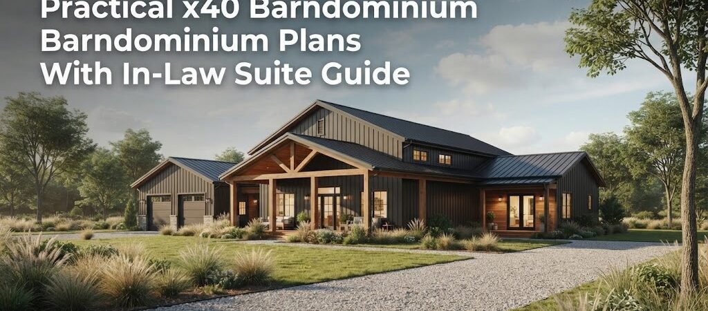 x40 Barndominium Plans with In-Law Suite: A Complete Guide