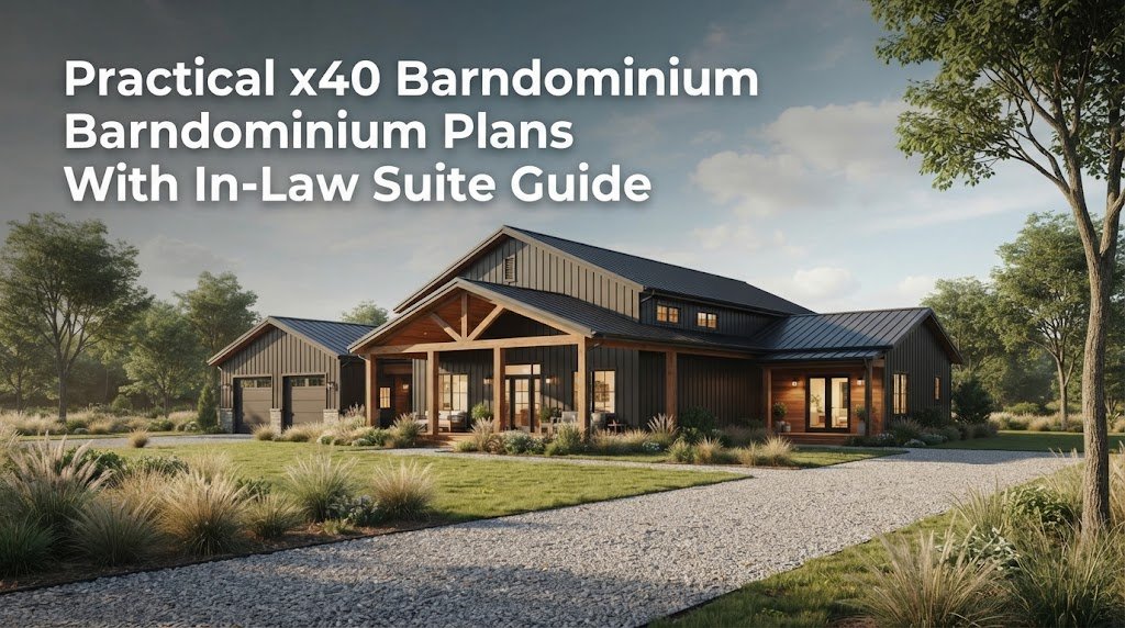 x40 Barndominium Plans with In-Law Suite: A Complete Guide