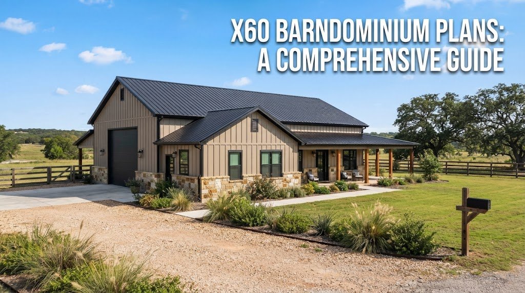 Explore Space with 36×60 Barndominium Plans