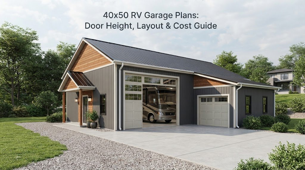 40×50 RV Garage Plans: Door Height, Layout & Cost Guide