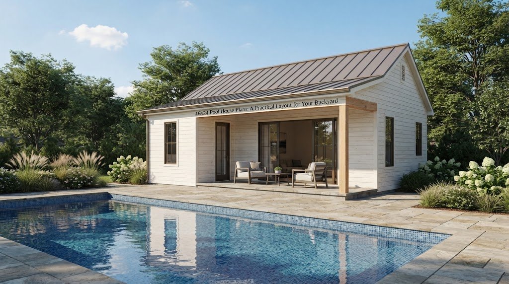 16×24 Pool House Plans: A Practical Layout for Your Backyard