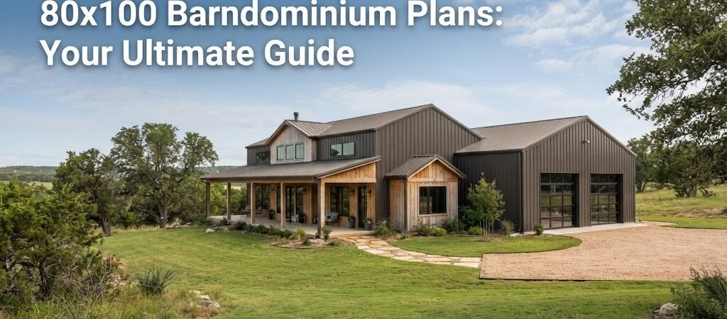 Explore 80×100 Barndominium Plans for Smart Living