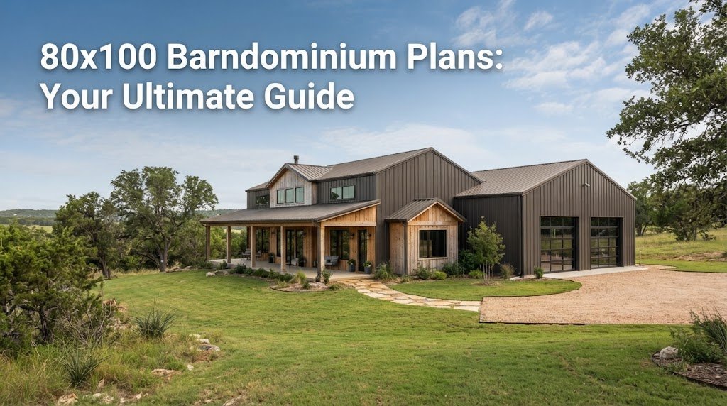 Explore 80×100 Barndominium Plans for Smart Living