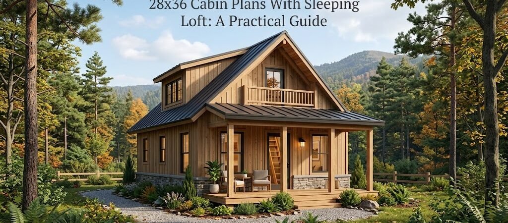 28×36 Cabin Plans With Loft: Maximize Your Space