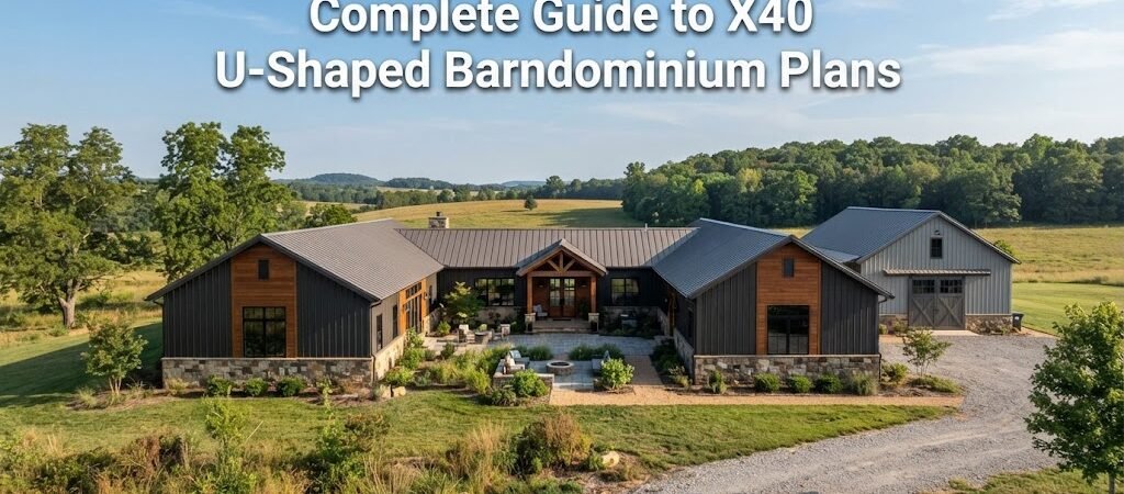 X40 U-Shaped Barndominium Plans: Your Complete Guide