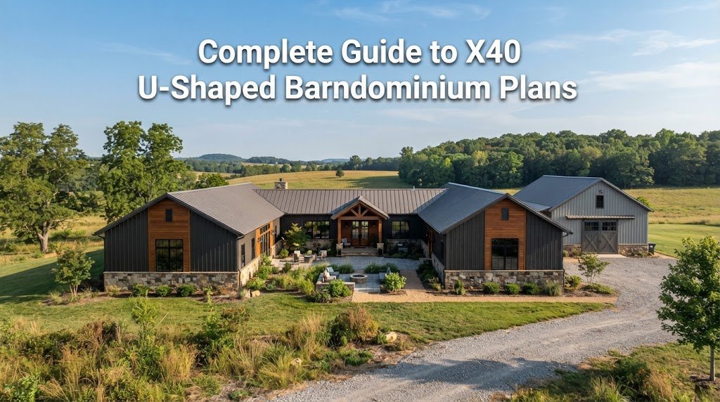 X40 U-Shaped Barndominium Plans: Your Complete Guide