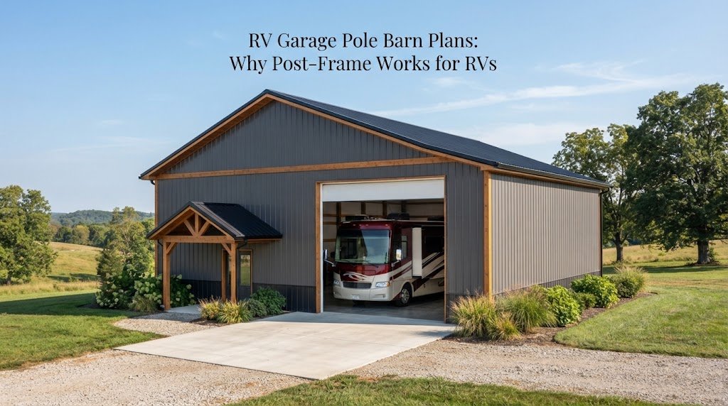 RV Garage Pole Barn Plans: Why Post-Frame Works for RVs