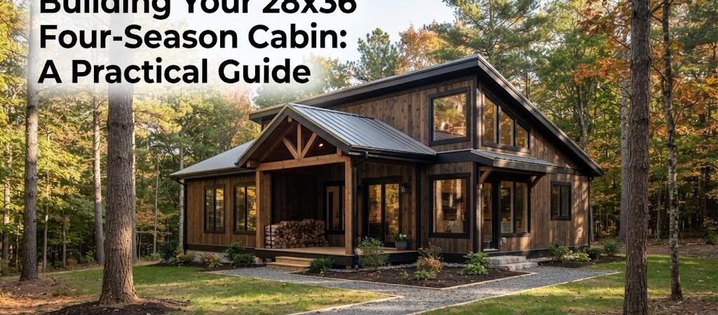 Building a 28×36 Four-Season Cabin: Key Considerations