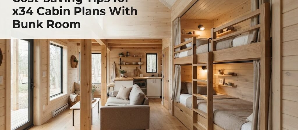 Cost-Saving Tips for x34 Cabin Plans with Bunk Room