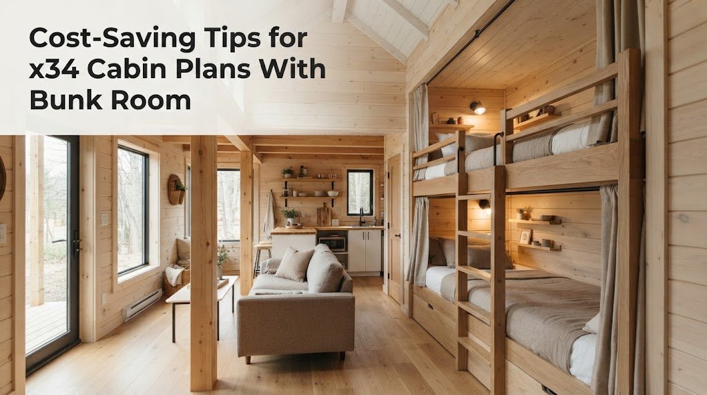 Cost-Saving Tips for x34 Cabin Plans with Bunk Room