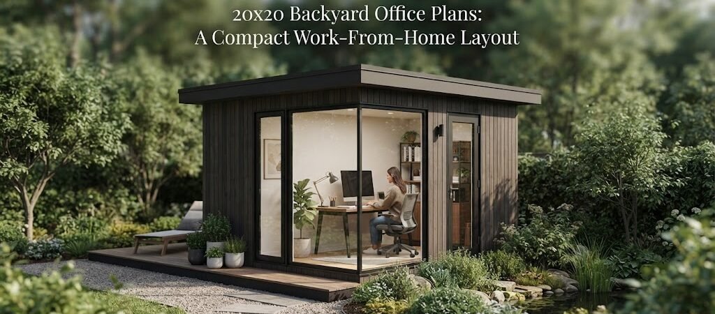 20×20 Backyard Office Plans: A Compact Work-From-Home Layout