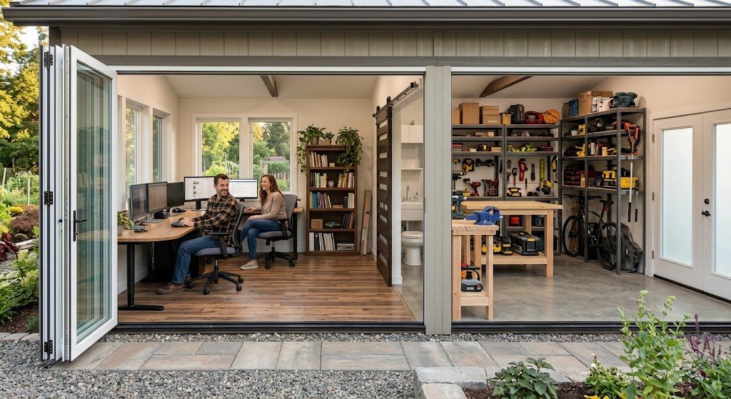 Smart Shed Office Combo Plans for Efficient Workspaces