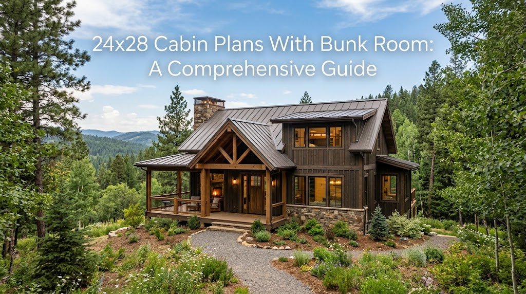 24×28 Cabin Plans with Bunk Room: Efficient Designs Explored