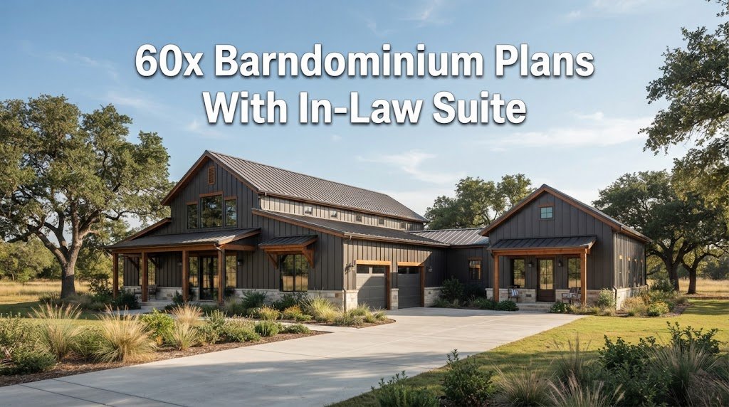 Explore 60x Barndominium Plans with In-Law Suite