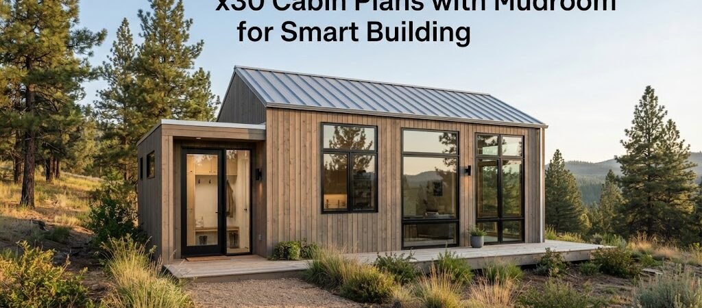 x30 Cabin Plans with Mudroom: Optimize Functionality