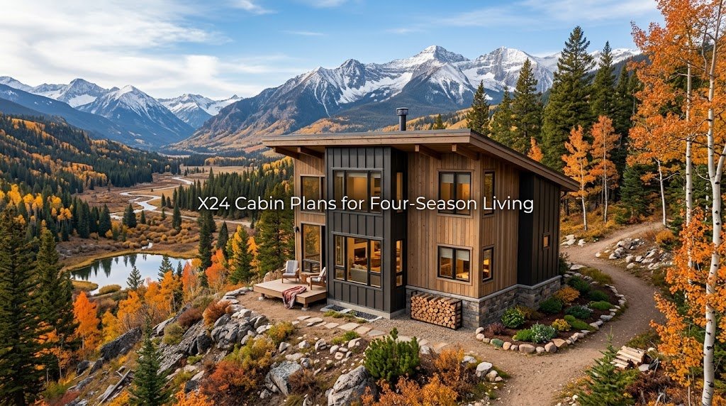 X24 Cabin Plans: Design for Year-Round Comfort