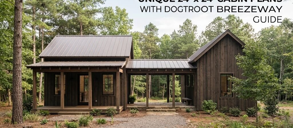 x24 Cabin Plans with Dogtrot Breezeway: Your Design Guide