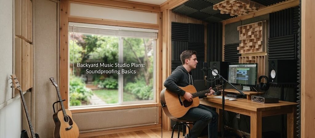 Backyard Music Studio Plans: Soundproofing Basics