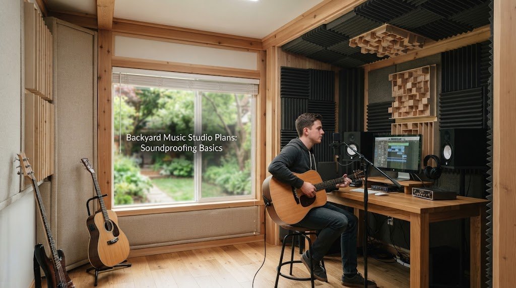 Backyard Music Studio Plans: Soundproofing Basics