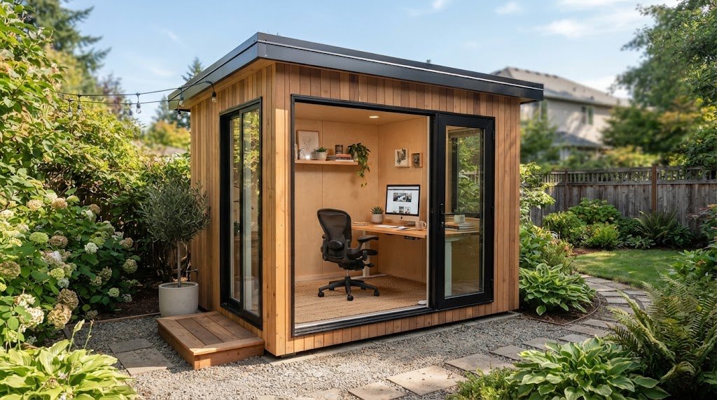 8×12 Backyard Office Plans: A Compact Work-From-Home Layout