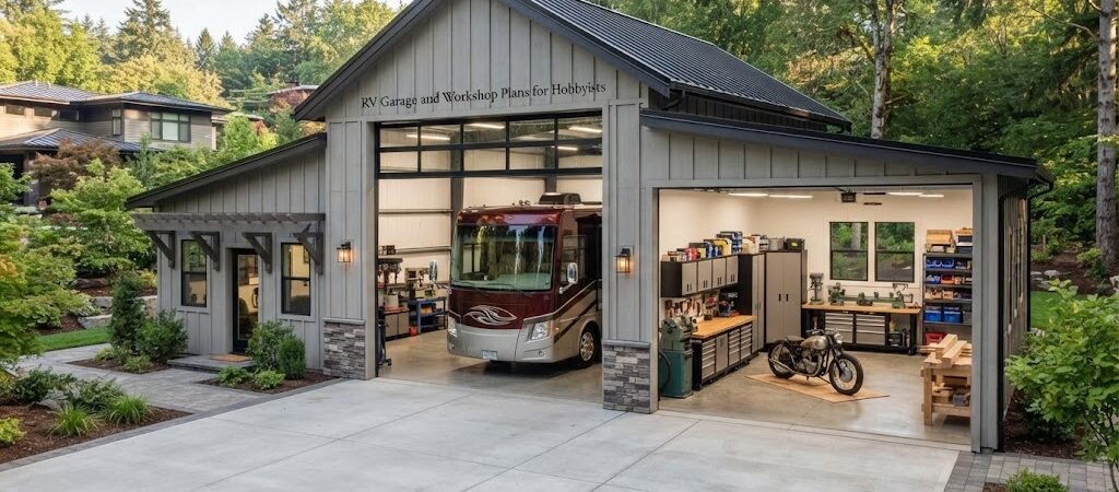 RV Garage and Workshop Plans for Hobbyists