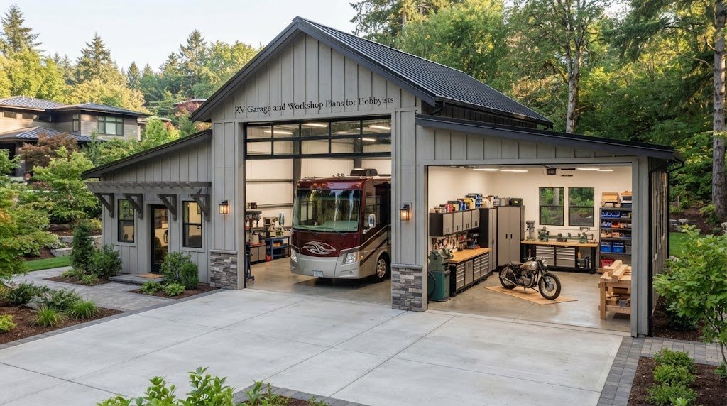 RV Garage and Workshop Plans for Hobbyists
