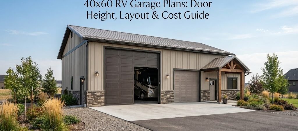 40×60 RV Garage Plans: Door Height, Layout & Cost Guide