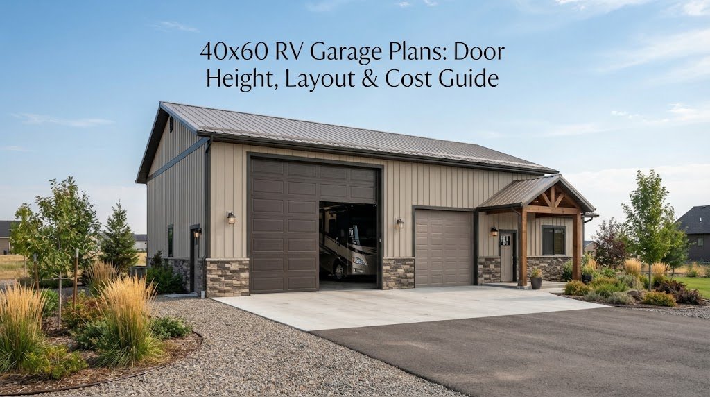 40×60 RV Garage Plans: Door Height, Layout & Cost Guide