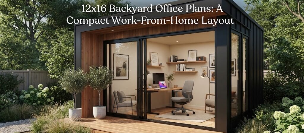 12×16 Backyard Office Plans: A Compact Work-From-Home Layout
