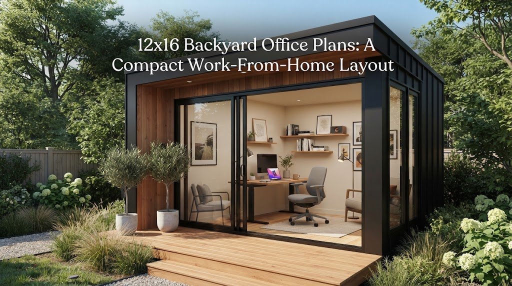 12×16 Backyard Office Plans: A Compact Work-From-Home Layout