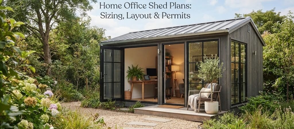 Home Office Shed Plans: Sizing, Layout & Permits
