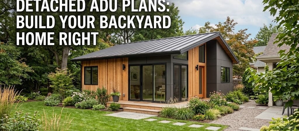 Detached ADU Plans: Build Your Backyard Home Smartly