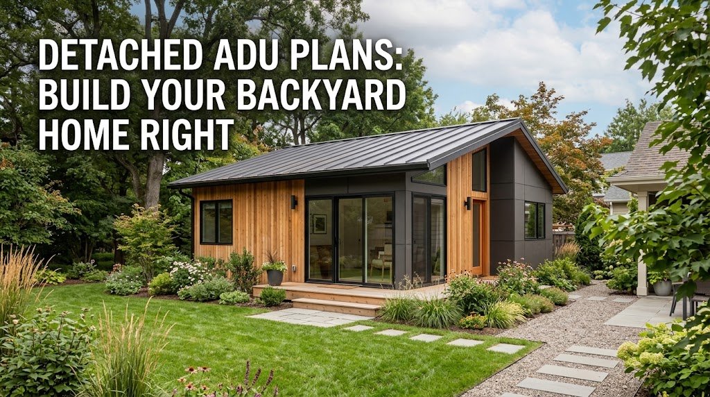 Detached ADU Plans: Build Your Backyard Home Smartly