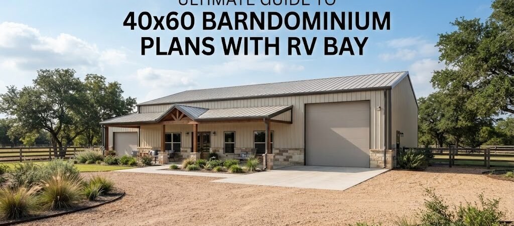 x60 Barndominium Plans with RV Bay: Optimal Layout Insights