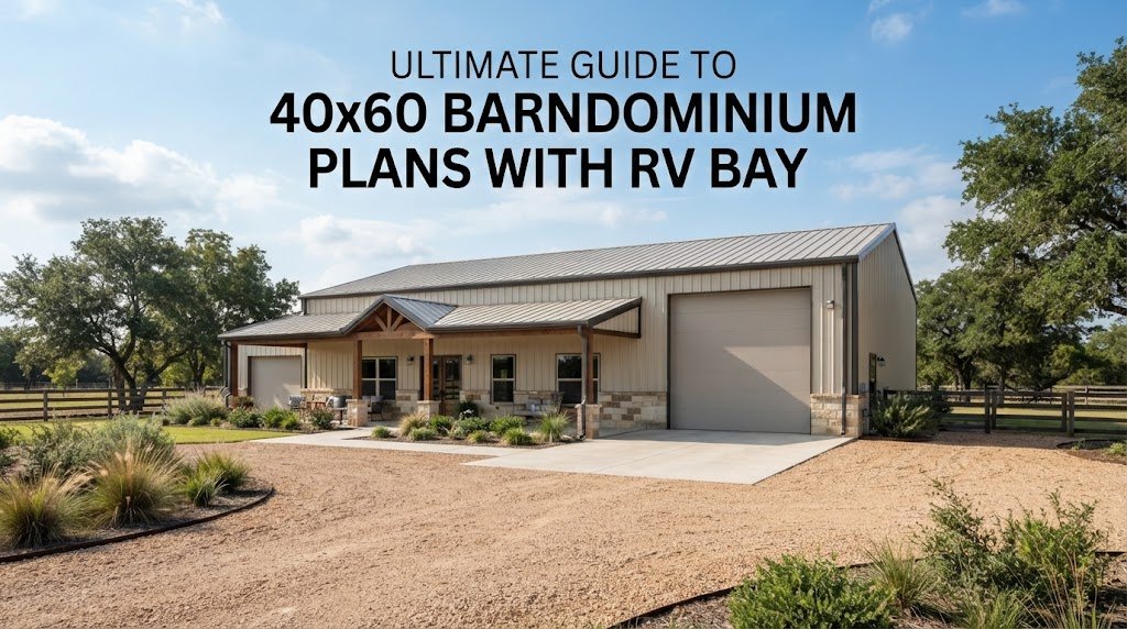 x60 Barndominium Plans with RV Bay: Optimal Layout Insights