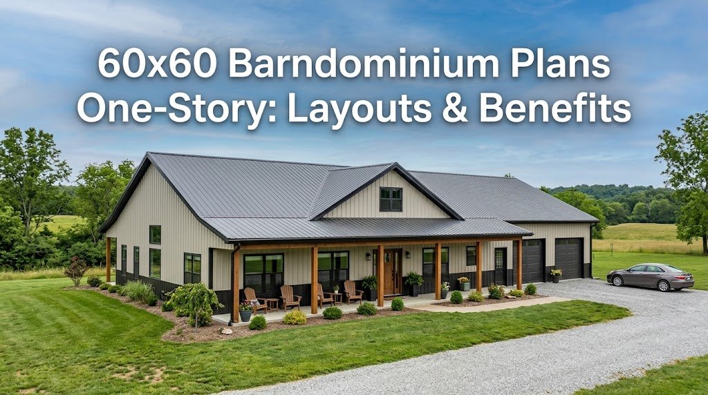 60×60 Barndominium Plans: One-Story Benefits & Features