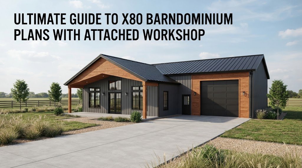 x80 Barndominium Plans with Attached Workshop: Your Complete Guide