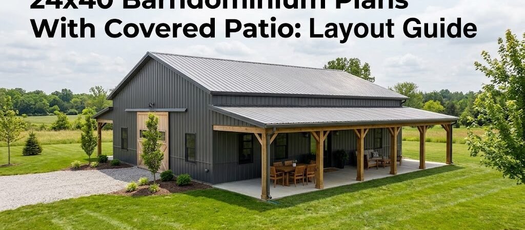 24×40 Barndominium Plans with Covered Patio Guide