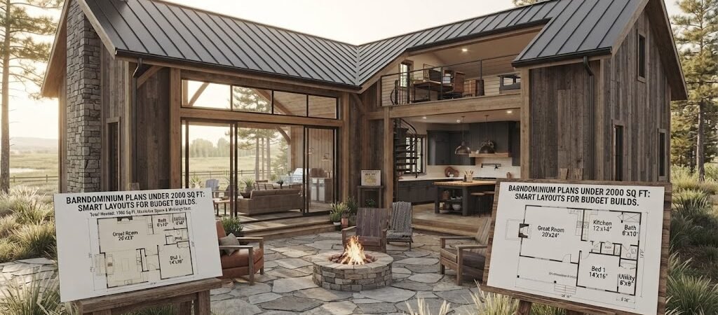 Barndominium Plans Under 2000 Sq Ft: Affordable Smart Layouts