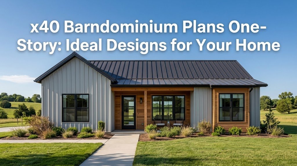 One-Story Barndominium Plans: Ideal Designs for Your Home