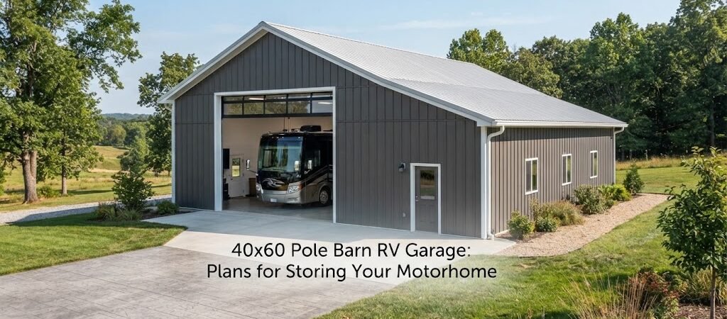 40×60 Pole Barn RV Garage: Plans for Storing Your Motorhome