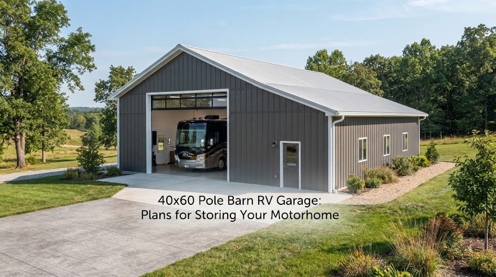 40×60 Pole Barn RV Garage: Plans for Storing Your Motorhome