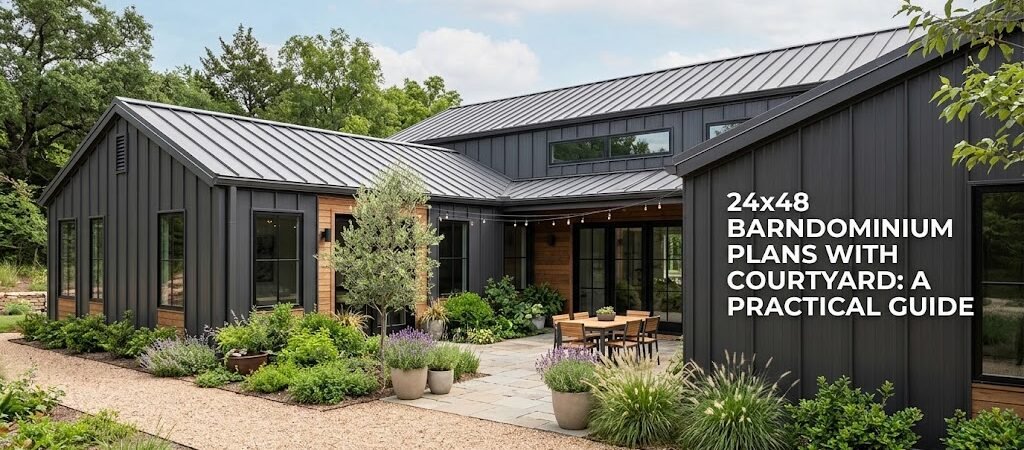 24×48 Barndominium Plans with Courtyard: Discover Unique Benefits