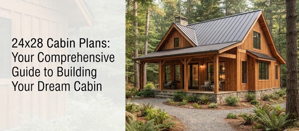 24×28 Cabin Plans: Build Your Dream Cabin Efficiently