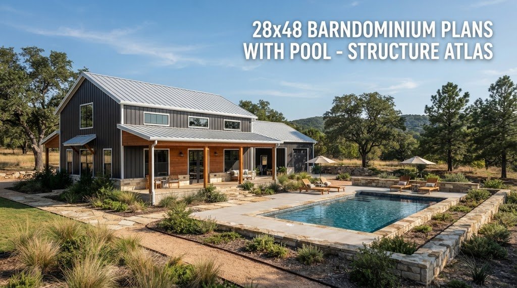 28×48 Barndominium Plans with Pool: Complete Guide